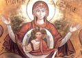 <b>Maria</b> Maria, Mater Ecclesiae, Madre della Chiesa.
Maria, Mutter der Kirche.