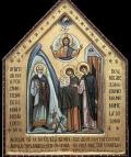 <b>1997 - VI ed.</b> I Santi monaci Sisinio, Martirio e Alessandro, martiri nel 397 in Anaunia (Val di Non, TN)(Lab. 'Ss.Martiri')

Tre cristiani,
tre