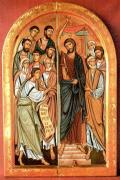 <b>1996 Gesù e Tommaso - V ed.</b> Gesù appare ai discepoli otto giorni dopo. 
(tabernacolo, chiesa S.Anna, Andogno
Laboratorio 'Ss.Martiri' - Trento.)

Gesù risorto,